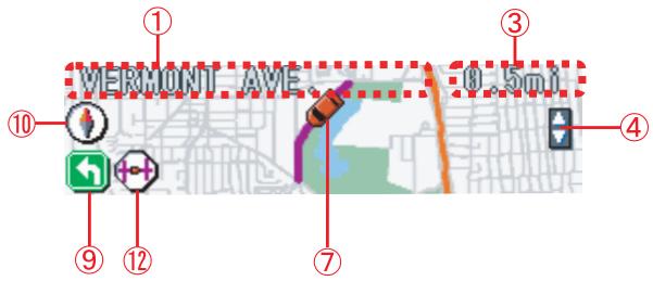 ECLIPSE E-ISRV CD7100 - Mode assistant d'itinéraire - 2