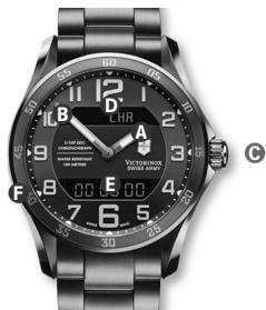 VICTORINOX SWISS ARMY CHRONO CLASSIC XLS MT - FONCTION D'AFFICHAGE - 1