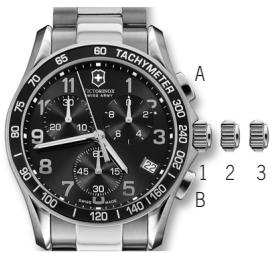 VICTORINOX SWISS ARMY GENERAL MULTI-WATCH - Funciún cronógrafo: - 1