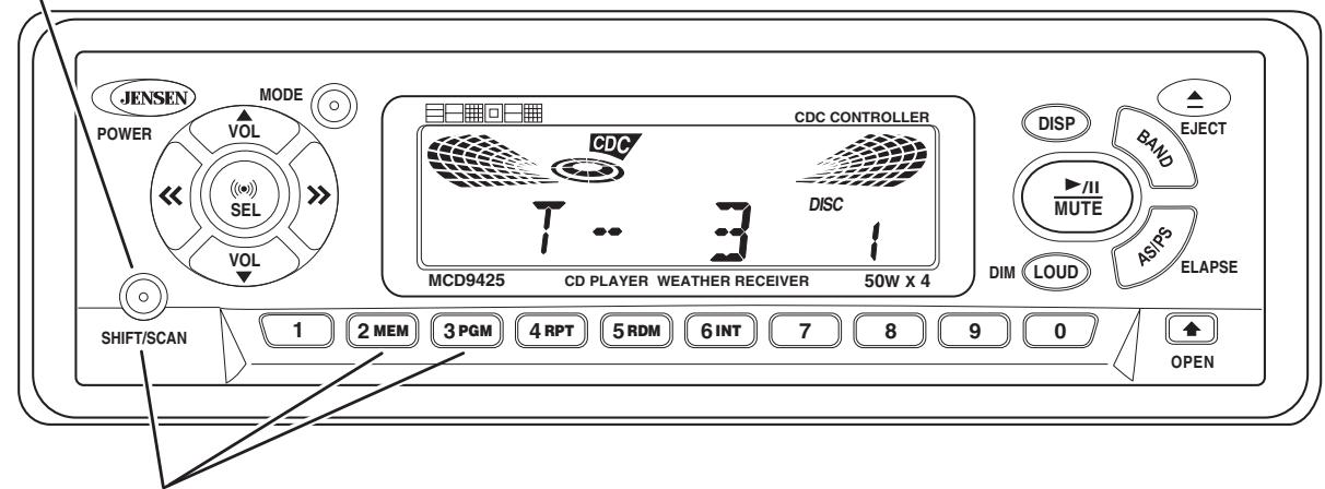 AUDIOVOX MCD9425 - Sélection directe de disque - 1
