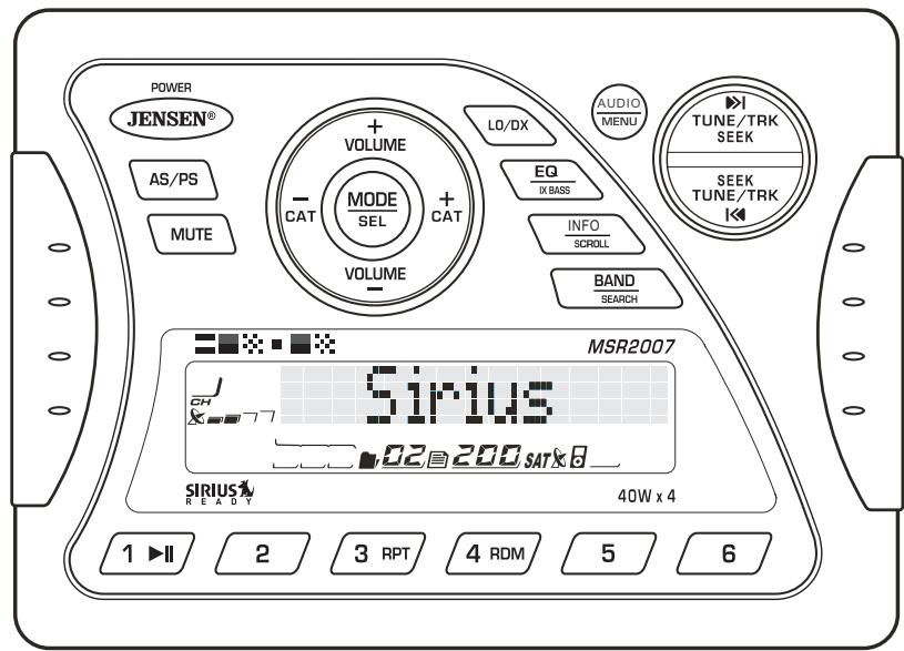 AUDIOVOX MSR2007 - Manual del Usuario/Guide d'Utilisateur - 1