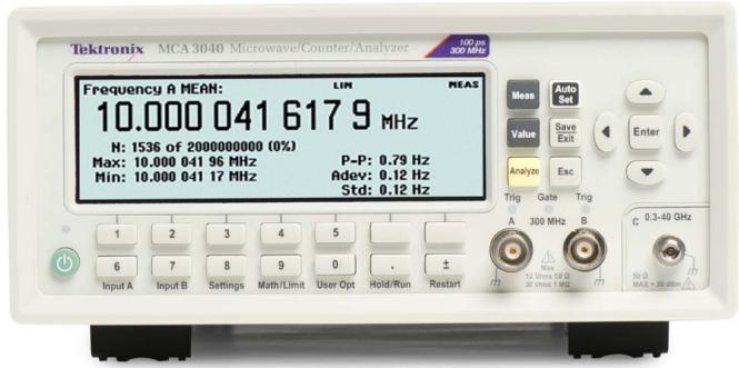 TEKTRONIX MCA3000 - Analyseurs/compteurs d'hyperféquences et multimètres de puissance intégrés microwave/counter/analyzer & integrated power meter - 1