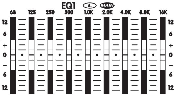 YORKVILLE AP812 - Les égalisateurs graphiques EQ1 & EQ2 - 1