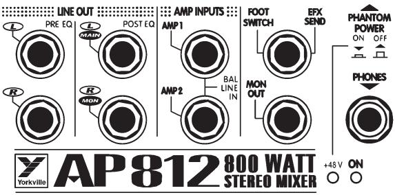 YORKVILLE AP812 - MIXER ARE ESSENTIAL FOR PROPER - 1