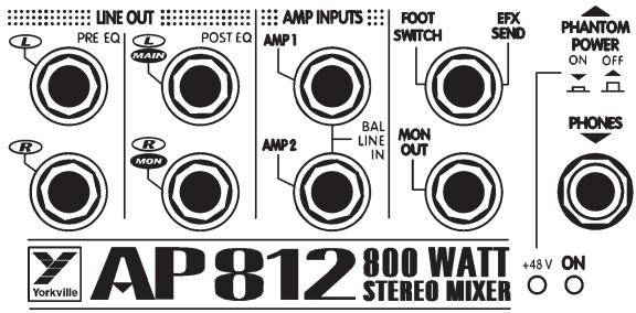 YORKVILLE AP812 - Prise de sortie ligne pre & post EQ - 1