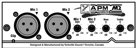 YORKVILLE CR670 - Module optionnel M2 de mélange avec entrées pour microphone - 1