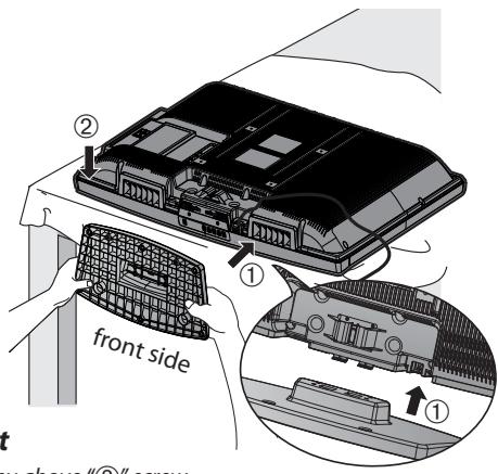 SYLVANIA LC195SLX - ☑ Attaching the Stand - 2