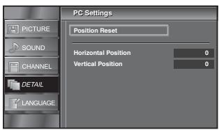 SYLVANIA LC195SLX - Use [Cursor / ] to select the setting you want to adjust, then press [ENTER]. - 2