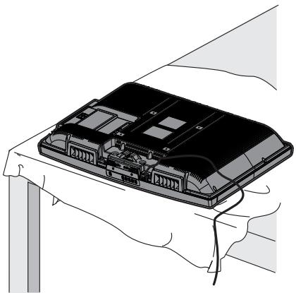 SYLVANIA LC195SLX - Montage du support du téléviseur - 1