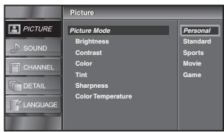 SYLVANIA LC321SSX - Picture Mode - 2