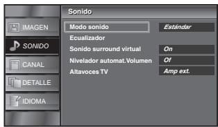 SYLVANIA LC321SSX - Ajuste de Sonido - 5