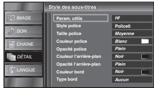 SYLVANIA LC321SSX - style des sous-titres - 8