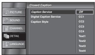 SYLVANIA LC321SSX - Caption Service - 1