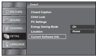 SYLVANIA LC321SSX - Current Software Info - 5