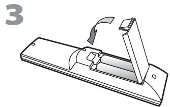 SYLVANIA LC321SSX - l Installing the Batteries - 3