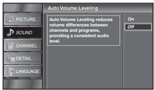 SYLVANIA LC321SSX - Auto Volume Leveling - 2