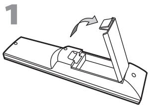 SYLVANIA LC321SSX - l Installing the Batteries - 1