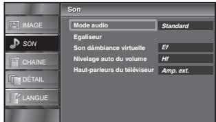 SYLVANIA LC321SSX - Réglage du son - 5