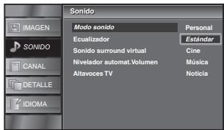 SYLVANIA LC321SSX - Modo sonido - 2