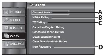 SYLVANIA LC321SSX - Child Lock - 14