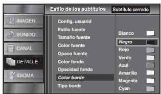 SYLVANIA LC321SSX - Color borde - 1