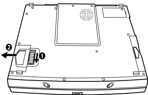 MAXDATA 440T - Vervangen van de batterij - 1