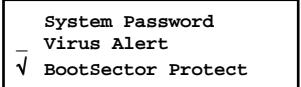 MAXDATA 440T - Security Menu - 1