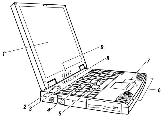 MAXDATA 440T - Bovenaanzicht (open) - 1