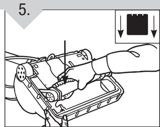 ROYAL MRY6400 - COLOCACION DE LA BANDA NUEVA - 3
