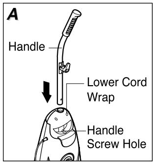 ROYAL RY5300 - STEP 2: ASSEMBLE HANDLE - 1