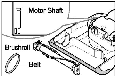 ROYAL RY5300 - Replacing Belt and/or Brushroll - 2