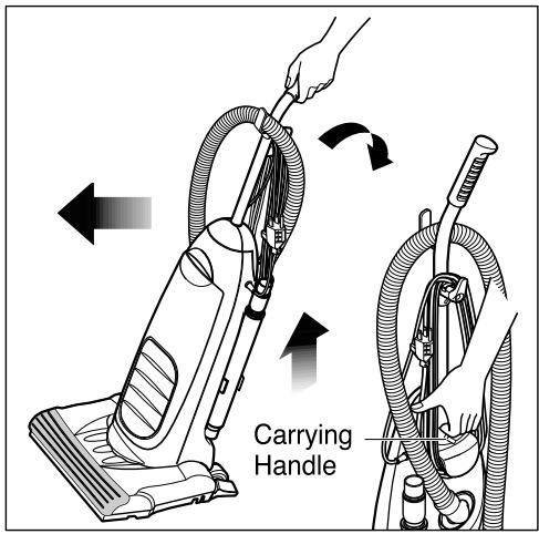 ROYAL RY5300 - Using the Cord Hook - 1