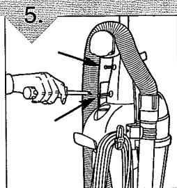 ROYAL RY6100 - HANDLE (BACK) AND TURBO TOOL® CADDY (FRONT) ASSEMBLY - 4