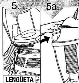 ROYAL RY6100 - INSTALACION DEL RECIPIENTE DE POLVO - 3