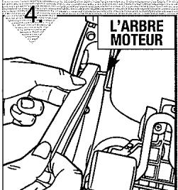 ROYAL RY6100 - Pour remplacer la courroie ou le rouleau-brosse - 1