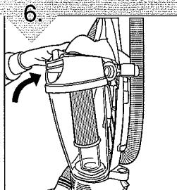 ROYAL RY6100 - EMPTY AND CLEAN DIRT CONTAINER - 6