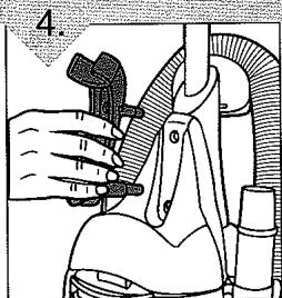 ROYAL RY6100 - HANDLE (BACK) AND TURBO TOOL® CADDY (FRONT) ASSEMBLY - 3
