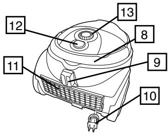 ROYAL SR30010 - PARTE POSTERIOR DE LA ASPIRADORA - 1