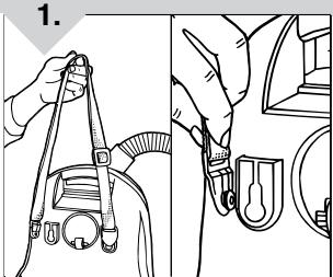 ROYAL SR30010 - INSTALACION DE LA CORREA PARA EL HOMBRO - 1