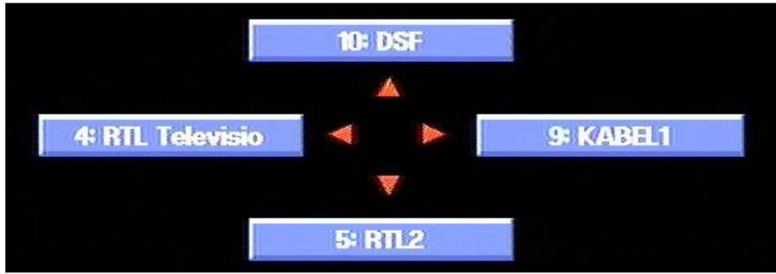KATHREIN DVR UFD 554S - Sélection des chaînes reçues en dernier - 1