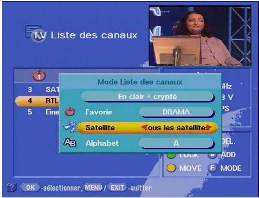 KATHREIN DVR UFD 554S - Chaînes préférences - 11