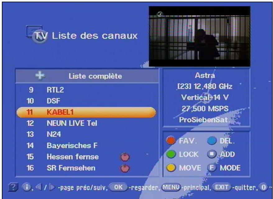 KATHREIN DVR UFD 554S - Tri des chaînes - 2