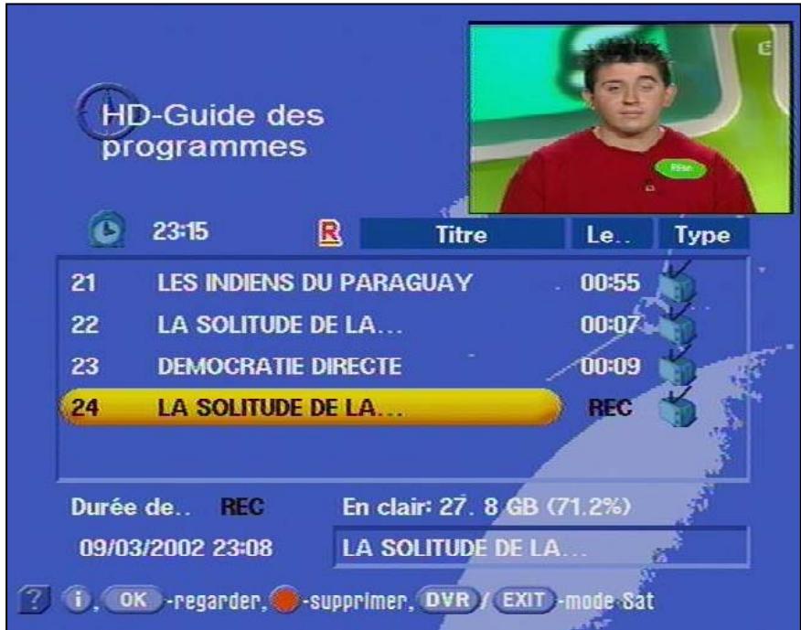 KATHREIN DVR UFD 554S - Lecture et enregistrement - 2