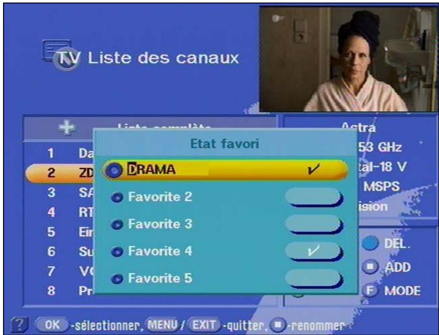 KATHREIN DVR UFD 554S - Chaînes préférences - 4