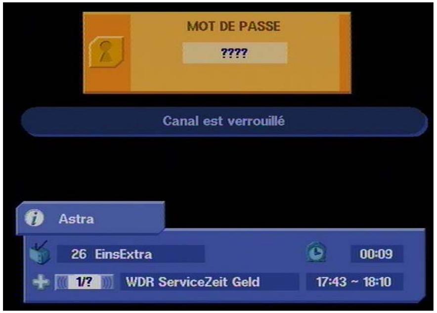 KATHREIN DVR UFD 554S - Code secret - 8