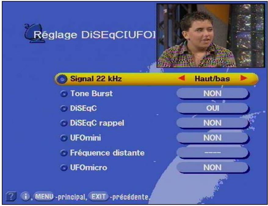 KATHREIN DVR UFD 554S - Configuration des paramètres système - 1