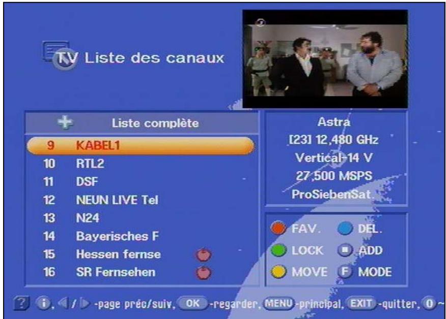 KATHREIN DVR UFD 554S - Tri des chaînes - 1