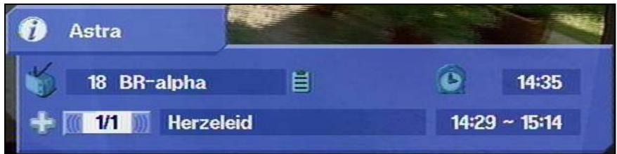 KATHREIN DVR UFD 558 - Sélection d'une chaîne TV - 1