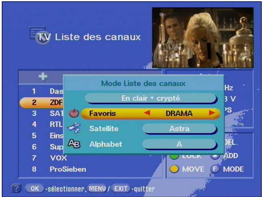 KATHREIN DVR UFD 558 - Chaînes préférées - 8