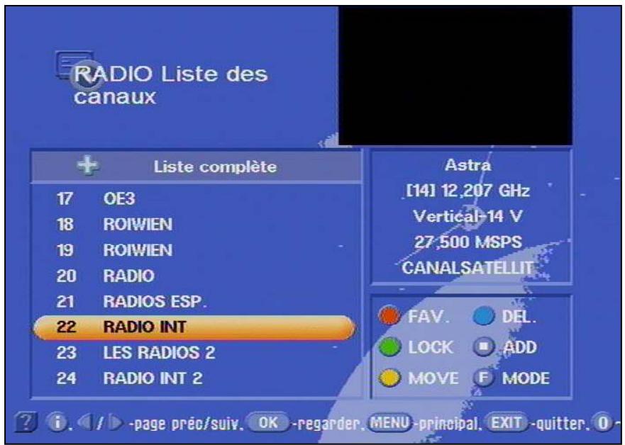 KATHREIN DVR UFD 558 - Passage aux chaînes radio - 3